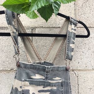 Faded Camo Overalls !